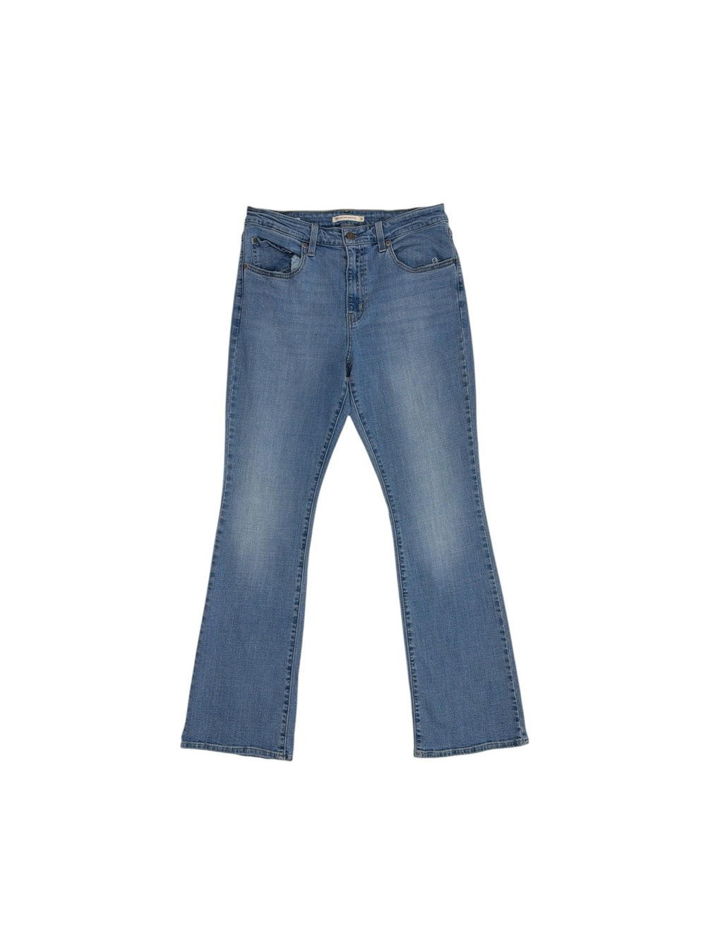 Women's Levi’s 725 High Rise Boocut Blue Flare Jeans Denim Strech Size: W31/L32